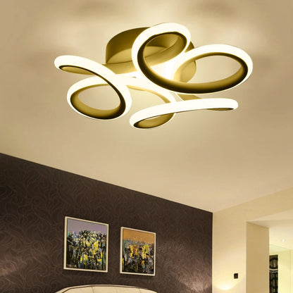 Modern Flower LED Ceiling Light Nordic Home Lighting 12W Flush Mount Lamp for Bedroom Living Room Corridor Light Ceiling Lamp