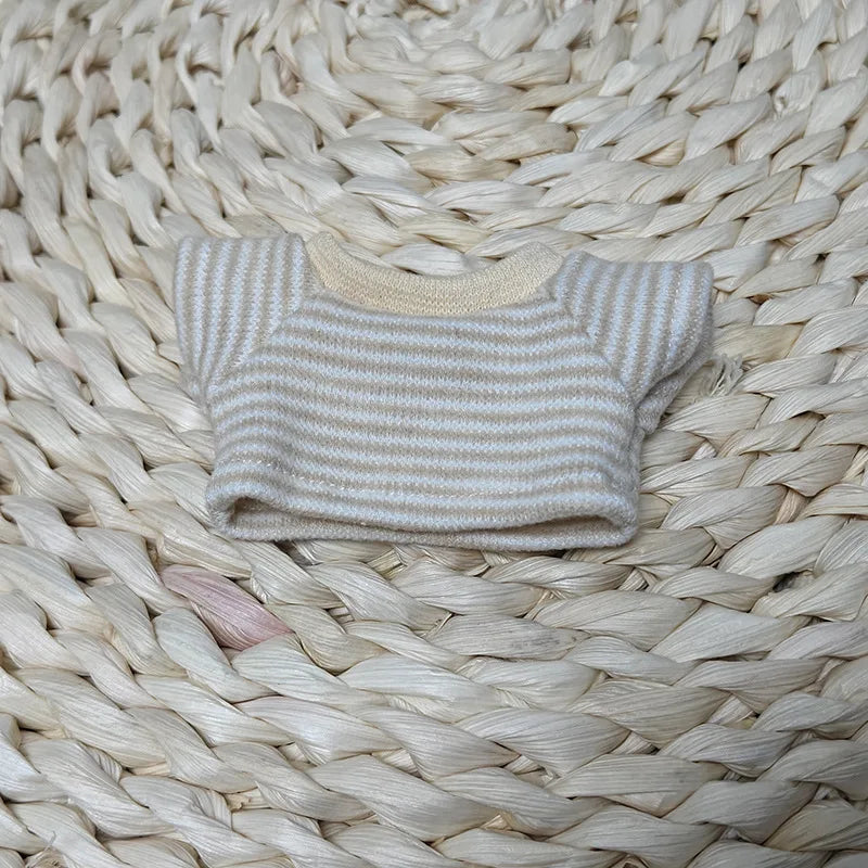 For Labubu 15-17 cm v1v2 Outfit Accessories Mini Hat Overalls Set Decoration Small Clothes Children's Toys Birthday Gift