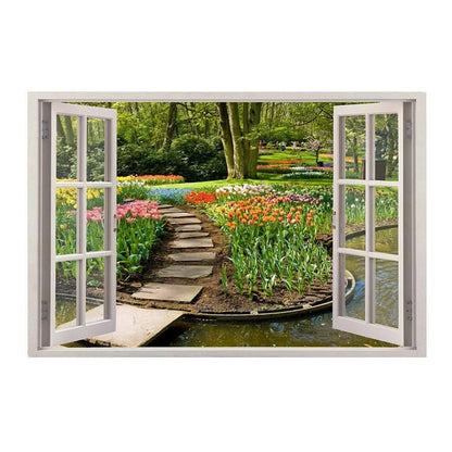 Window Effect Landscape Poster Bedroom Seascape Sea View Canvas Painting and Prints Wall Art Picture for Living Room Home Decor