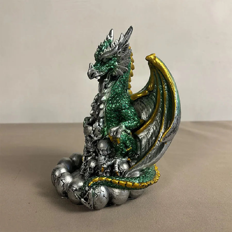 Battle Dragon Resin Reflux Incense Burner Indoor Incense Path Yoga Decoration Reflux Incense Burner Incense Burner Decoration