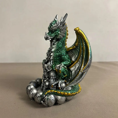 Battle Dragon Resin Reflux Incense Burner Indoor Incense Path Yoga Decoration Reflux Incense Burner Incense Burner Decoration