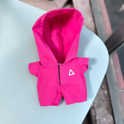 Clothes For Labubu 17cm Mp5 Outfit Accessories for The Monster Korea Kpop Lafufu Idol V1 V2 V3 Commando Jacket Clothing Pendant