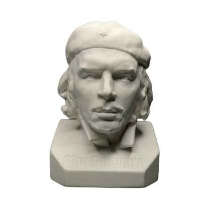 Che Guevara Model Cuban Hero Plaster Figurine Sculpture Desktop Cabinet Bookshelf Modern Home Decoration Ornaments Souvenirs
