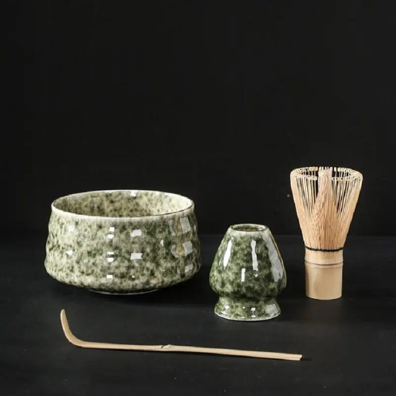 4pcs Japanese Matcha Set Safe Bamboo Whisk Teaspoon Tea Sets Indoor Beverage Shop Tea-making Tools Accessories
