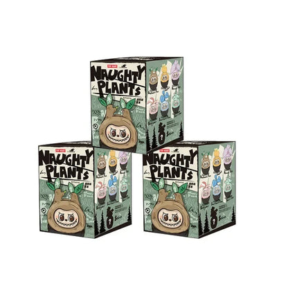 POP MART Labubu Mystery Box Naughty Plants Series Blind Box Guess Bag Toys Doll Anime Figure Desktop Ornaments Collection Gift