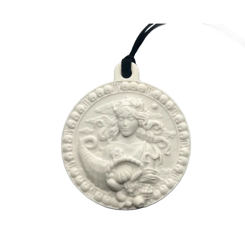 Twelve Zodiac Signs Gypsum Aromatherapy Pendant Car Wardrobe Indoor Modern Art Diffuser Stone Decoration Accesorios Items Gifts