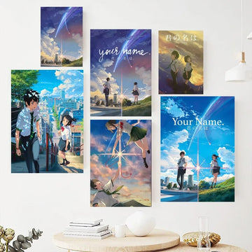 Anime Your Name Poster Paintings on The Wall Picture for Living Room Interior Painting Room Decoration