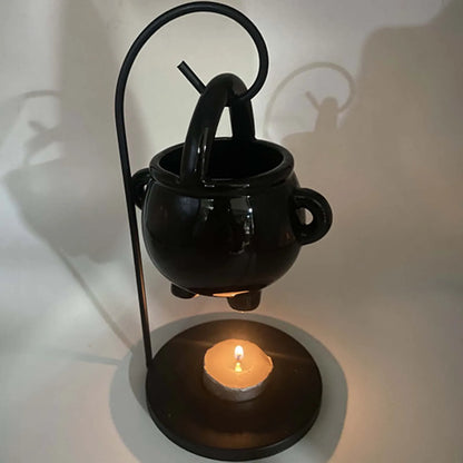 Ceramic Essential Oil Burner Melt Gift Furnace Warmer Tealight Candles Holder Diffuser for Living Room Housewarming Home Decor