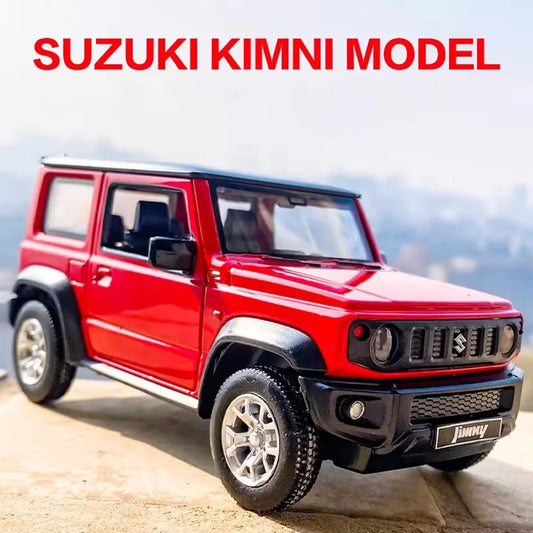 1/26 Suzuki Jimny SUV Model Car Toy Metal Diecast Alloy Cars Models with Pull Back Off-Road Vehicle for Children Gift Collection