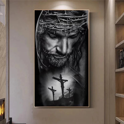 Crown of Thorns Jesus Christ Religion Art Posters Canvas Painting Wall Prints God Picture Living Room Corridor Modern Home Decor