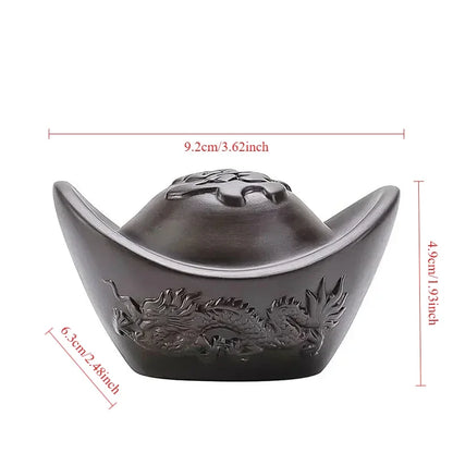 High-end Teapot Cover Holder Purple Sand Xianglong Cover Tray Tea Ceremony Accessories Creative Teaware Vintage Tea Cover Holder