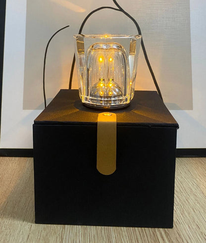 Crystal lamp  diamond LED rechargeable restaurant bar table lamp bedroom bedside decoration atmosphere light
