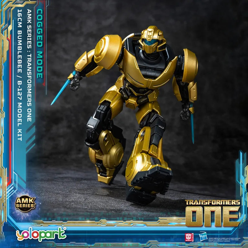 Yolopark Transformers One Toys Bumblebee B-127  Cogged Mode 16CM Model Kit Transformers Action Figures Toys