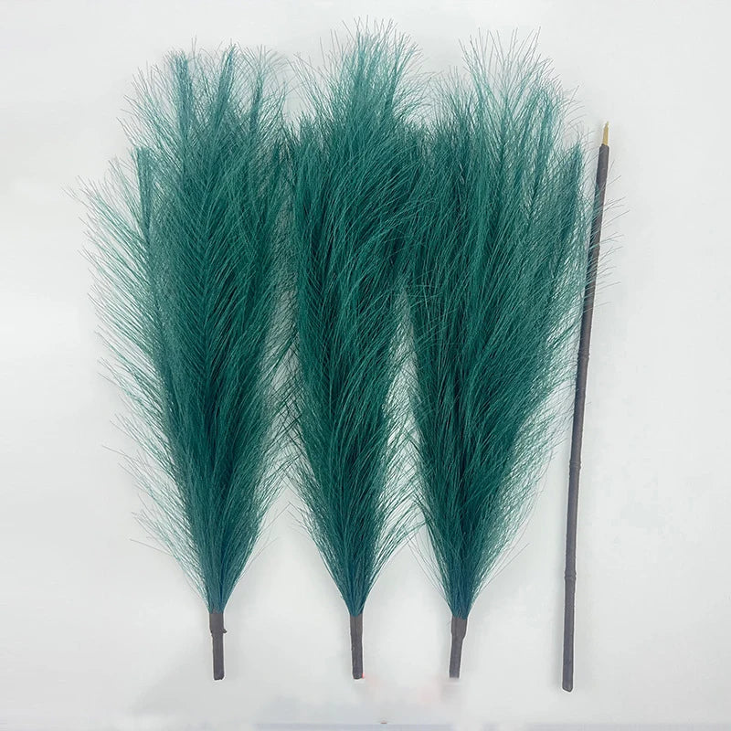 110cm Large Artificial Pampas Grass Fluffy Faux Pampas Grass For Vase Home Wedding Boho Decor Fake Flowers Plants for Decoration