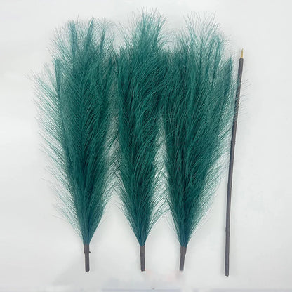 110cm Large Artificial Pampas Grass Fluffy Faux Pampas Grass For Vase Home Wedding Boho Decor Fake Flowers Plants for Decoration