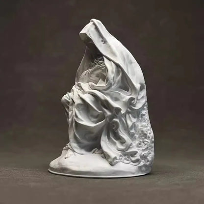 Nordic Character Statue Art Plaster Statue Sculpture Home Soft Furnishings Crafts Art Figurine Decoration Book Nook Room Decor