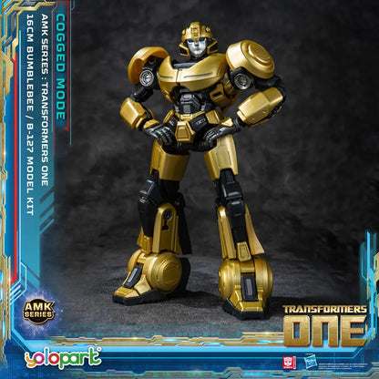 Yolopark Transformers One Toys Bumblebee B-127  Cogged Mode 16CM Model Kit Transformers Action Figures Toys