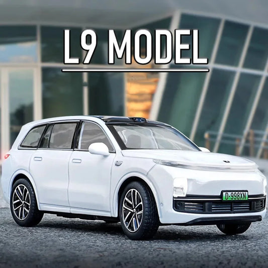 1:32 Scale LEADING IDEAL L9 Metal Diecast Model Cars Toy with Music Light Vehicle Wheel Pull Back SUV Models Kids Xmas Gift Toys