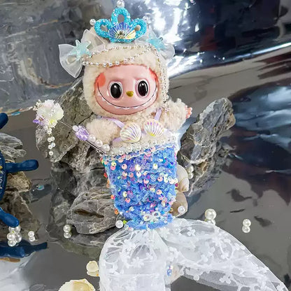 For 17cm Lafufu Clothes Mermaid Baby Clothes Shining Fairy King Multi-Color Multi-Piece Accessories Skirt Birthday Gift