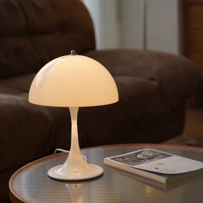 Vintage Mushroom Table Lamp Ornament Light  for Livingroom Bedside Minimalist Home Decor Desk Lamp Office Study Reading Lighting
