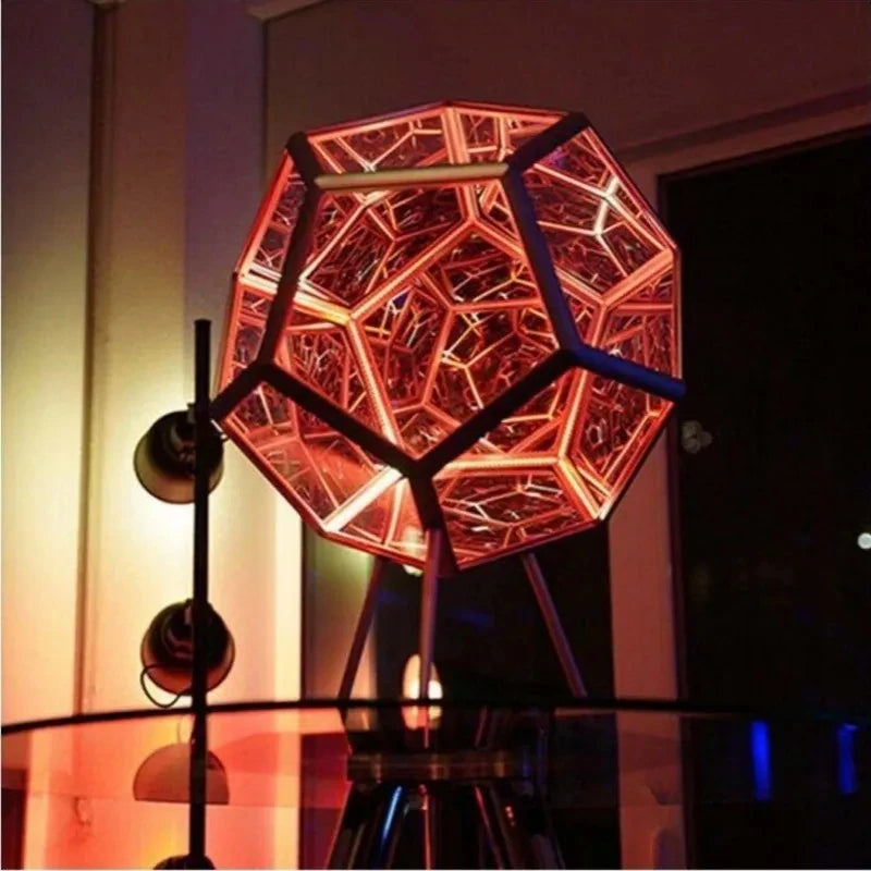 Dodecahedron Color Art Lamp Decorative Lights Colorful Housewarming Gift Durable Home Decoration Novelty Atmosphere Lamp