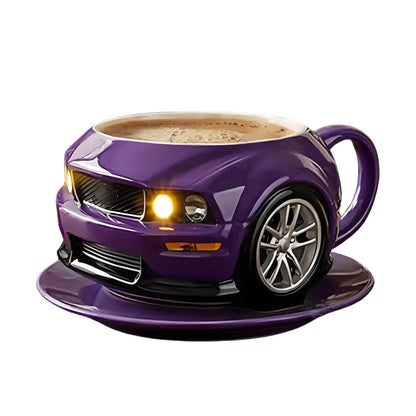 Car Shaped Coffee Cup Creative Novelty Drinkware Funny Gifts for Men Boyfriend Dad Husband Car Lovers