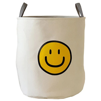 Thickened Cloth Storage Bucket Student Dormitory Household Balcony Clothes Dirty Clothes Bucket Children's Toys Storage Basket