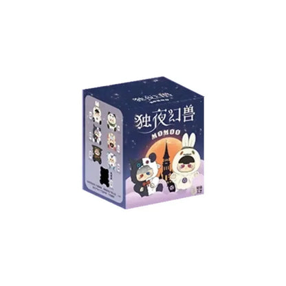 Momoo night magic animal wool vinyl blind box mystery box Caixa Caja dolls gift anime action figure toys
