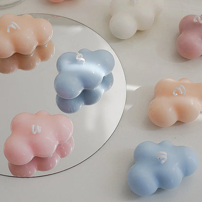 Cloud Shape Scented Aromatic Candles Natural Soy Wax Candles Peach Oolong Aromatherapy Candle Wedding Home Decoration Gift Box