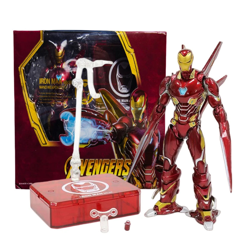 Marvel Iron Man MK50 Action Figure SHFiguarts SHF Avengers Marvel legend Nano Metal Tony Stark Model Toys Collection Doll Gift