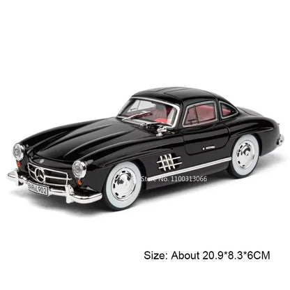 1:24 GLE350 300SL Alloy Cars Models Toys Diecasts Miniature Vehicles Model with Sound Light Pull Back SUV Models for Kids Gifts
