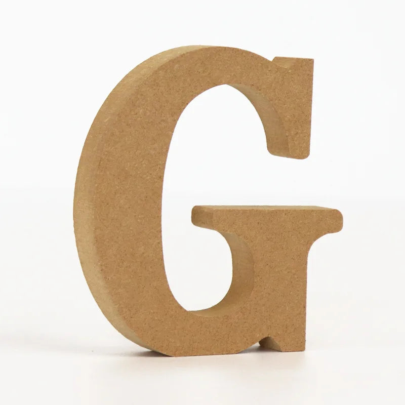 Wooden English Letters And Numbers Ornaments Wooden Crafts Diy Creative Decorative Home Decorations Personalised Name Design