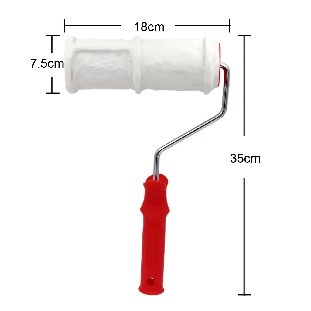 8' Texture Embossing Roller Diy Brick Pattern Paint Roller Rubber Brush For Wall Decoration Tools Diatom Mud Construction Tool