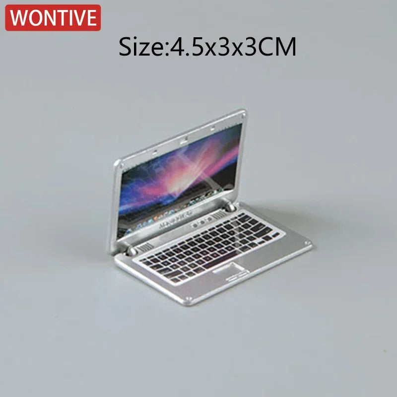 Cartoon Cat Frog Bear Yellow Chair Computer Office Model Mini Action Figures Resin Home Decor Accessories Desktop Figurine Toys