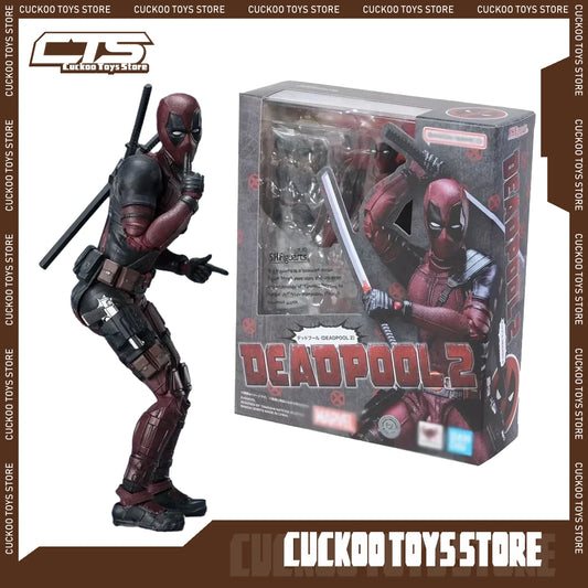 Ml x-men Figure d'anime Shf Deadpool Action Figurine Statue Collection Deadpool 2 Deor modèles haute qualité Version jouets cadeaux de noël