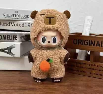 Mini Plush Doll'S Clothes Outfit Accessories For  Exo 15-17cm Lafufu Idol V1 V2 Overalls Set Clothing Gifts In Stock