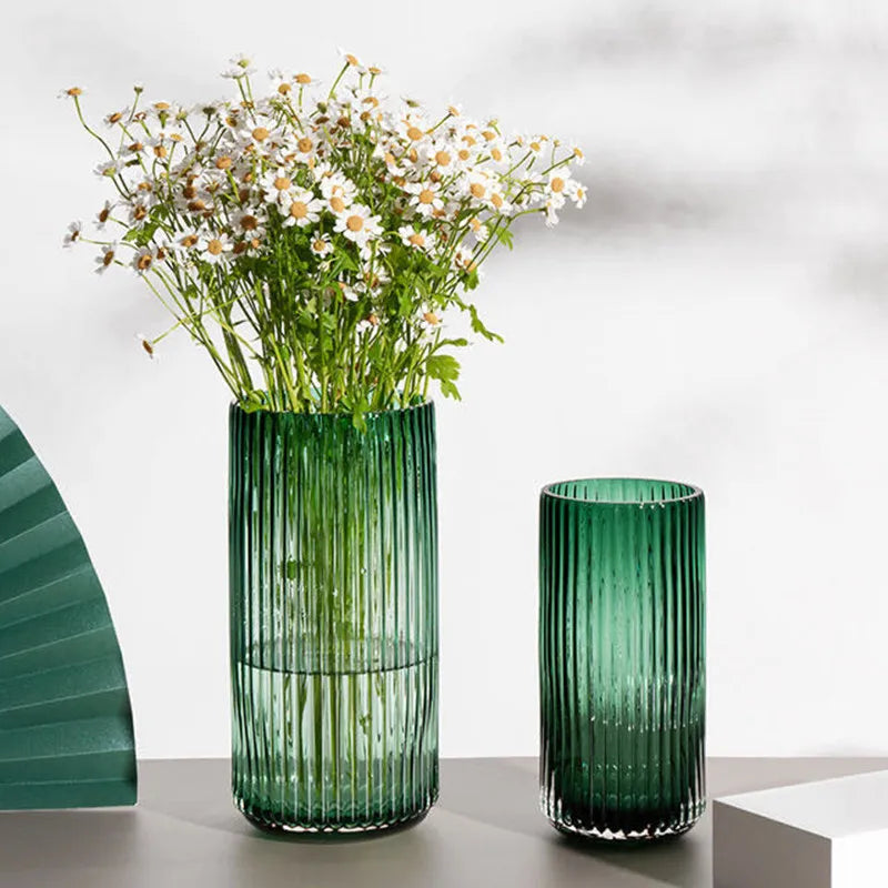 Vase à fleurs en verre Transparent, motif d'arbre, Vase de roche, fleurs d'eau, producteurs de fleurs, décoration de Table de salon, artisanat