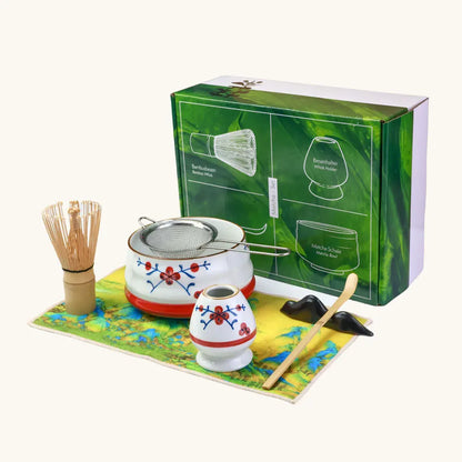 7PCS/Set Japanese-style Matcha Tool Set, Chasen Stand, Tea Scoop, Tea whisk Holder, Bamboo Accessories, Tea Whisking Tools