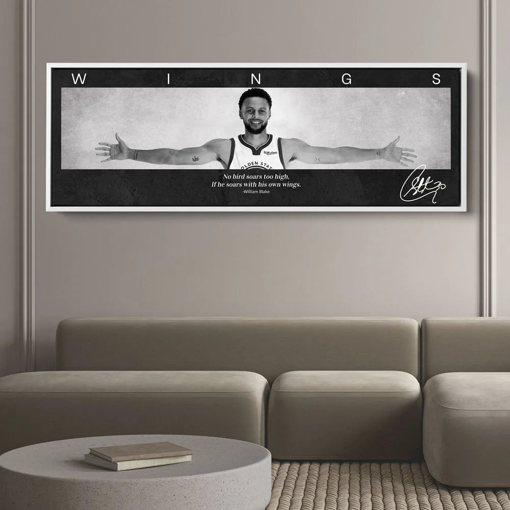 Motivational Basketball C-Curry and K-kebe Poster Canvas Print Home Living Room Bedroom Cafe Art Painting Decoration