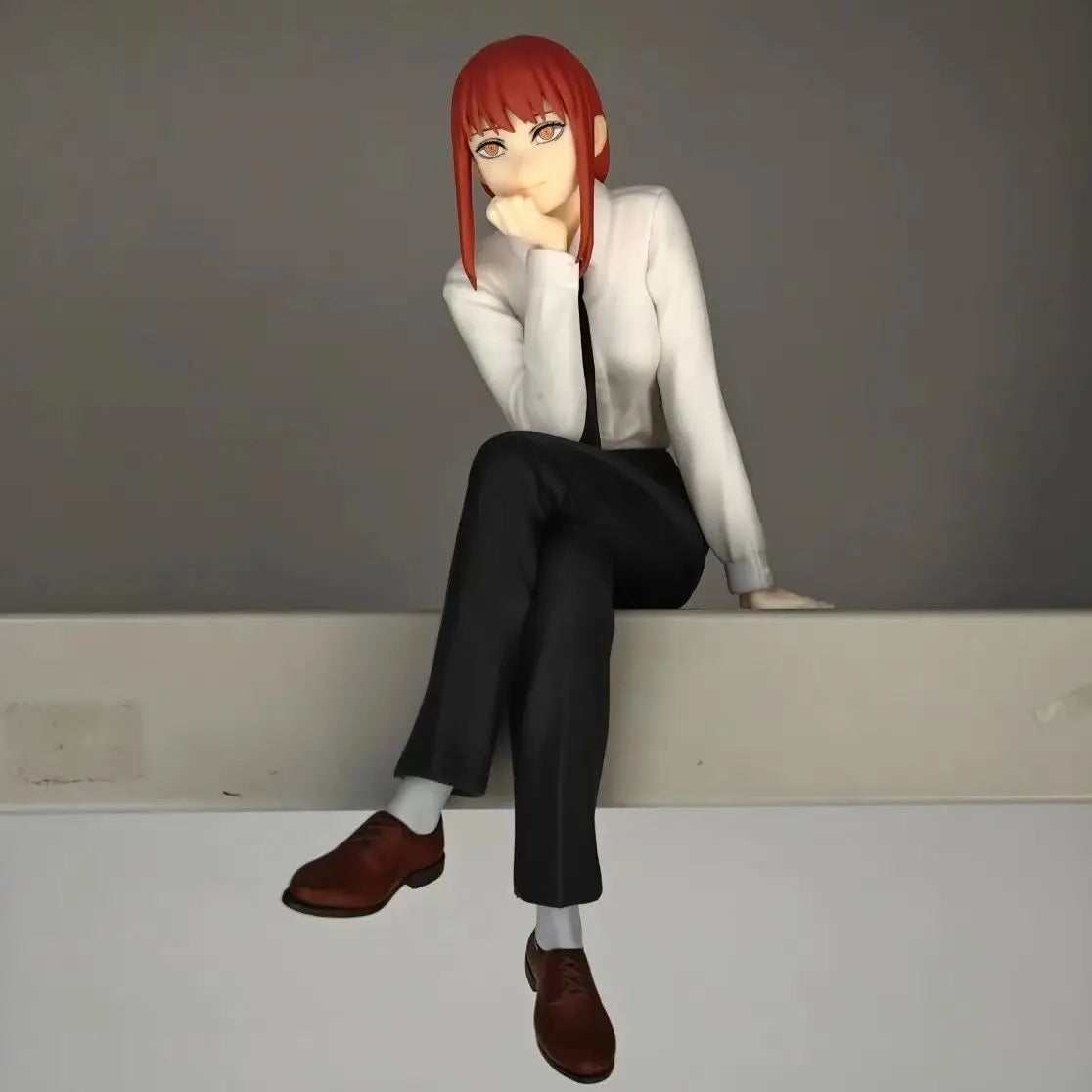 Chainsaw Man Figure Makima Anime 14cm Noodle Stopper Figure Model Toys For Girl Birthday Gifts Dropshipping