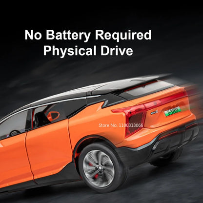 1:22 HiPhi X Rolls-Royce Wraith Alloy Cars Models Doors Opened New Energy Tram Sound Light Miniature Car Boys Collection Gifts