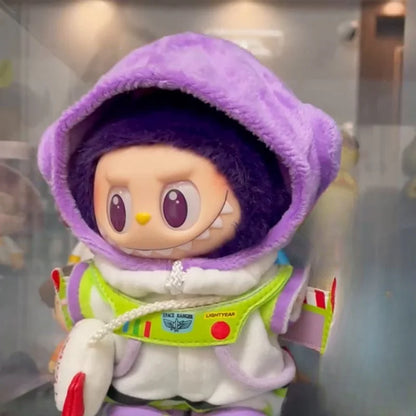 New Labubu Clothes Buzz Lightyear Baby Doll Clothes Toy Story For 17cm Labubu Clothing Replaceable Fashion Clothes Toys