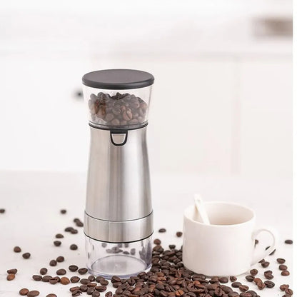 Nouvelle mise à niveau Portable moulin à café électrique TYPE-C USB Charge Profession céramique meulage noyau café grains broyeur