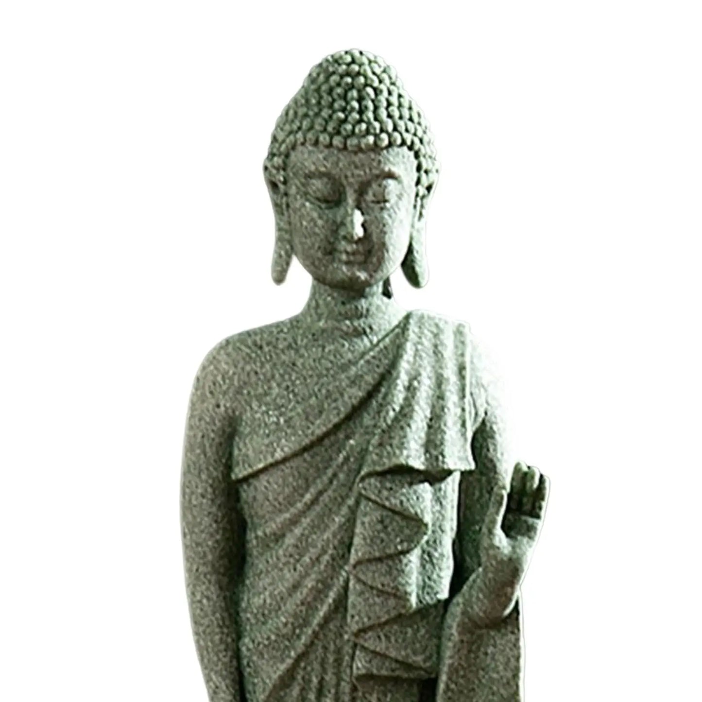 Standing Buddha Statue Meditating Figurines Patio Home,Yard Indoor Outdoor