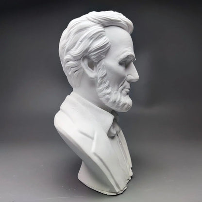 Abraham Lincoln Figure Gypsum Sculpture Decoration Advanced Art Ornaments Art Sketch Teaching Aid Modern Aesthetic Desktop Decor
