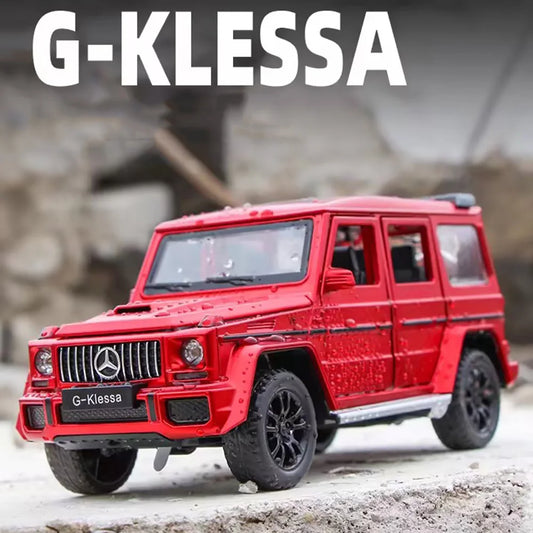 1:32 Scale G63 Alloy Diecasting Cars Toys Models With Light And Sound SUV Vehicle 6 Doors Opened Off-road Children Festival Gift