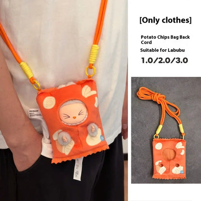 In Stock For 17 Cm V1/V2/V3 Ropa Lafufu Clothes Fried Shrimp Onesie Explosion Cute Animal Clothes Outfit Display Kawaii Gift