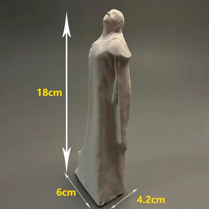 Creative Modern Simple Luxurious Artistic Abstract Home Decoration Plaster Statue Replica Gift Museum Model Aesthetic Room Decor