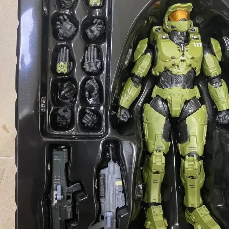 18cm Halo Infinite Master Chief Mjolnir Mk Vi 1/12 Scale 17.5cm 6" Action Figure Re:edit Gen.3 117 Ko's 1000 Model Doll Toys