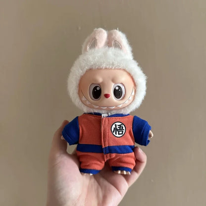 Hot Sale 15/17cm Lafufu Clothes Anime Dragon Ball Character Clothing Is Suitable For V1v2v3 Handmade Clothing Set Kawaii Gift